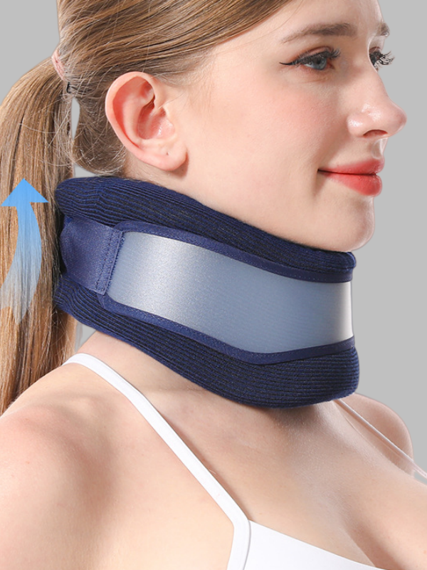 Flexvibe Knitted Neck Support Collar, Cervical Stabilizer Pad, Forward Head Posture Corrector for Text Neck Users, Soft Neck Brace Relieve Cervical Discomfort