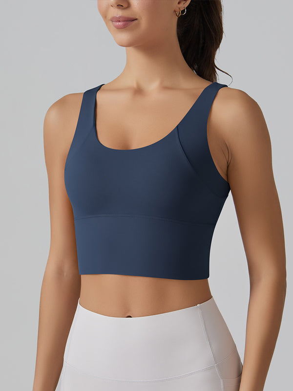 Flexvibe V Back Beauty Sports Bra Cloud Feel Breathable Sweat-Wicking