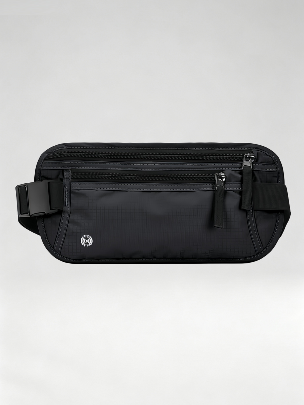 Flexvibe Anti-Scan Travel Passport Pouch, Hidden Waterproof Waist Bag for Phone & Documents