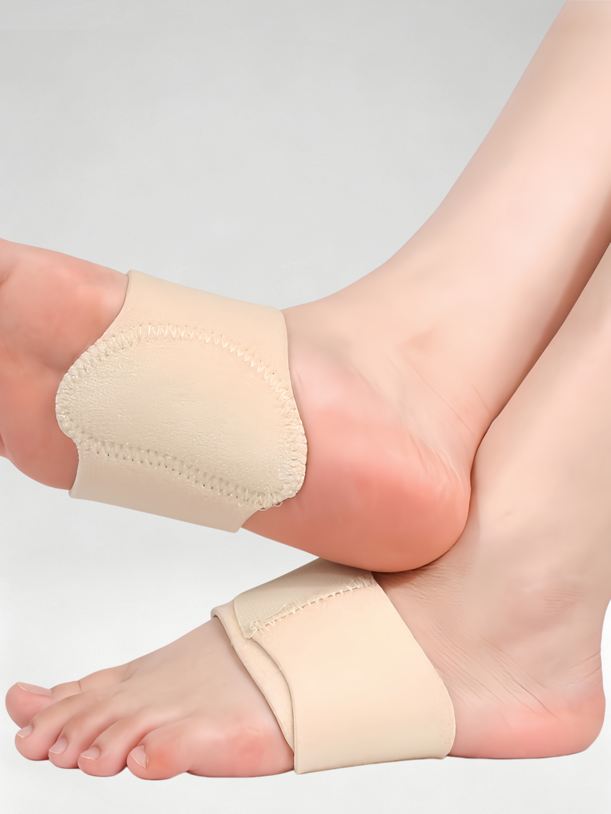 Flexvibe Arch Support Half Insoles, Shock‑Absorbing Orthotic Pads for Flat Feet X/O Legs & In‑Out Toe Walking