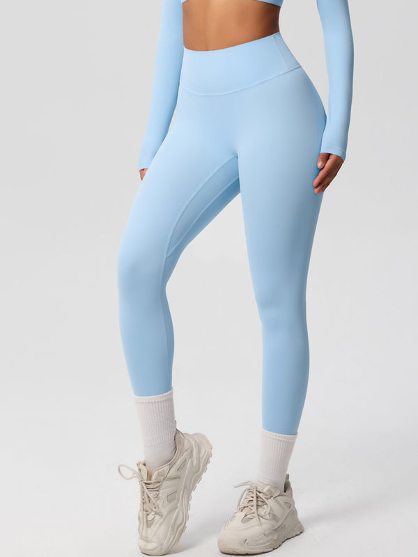 Women’s High Waisted Brushed Yoga Leggings – Buttery Soft Worko