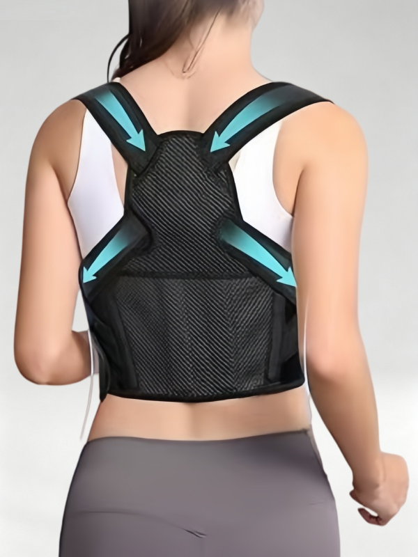 Flexvibe Adjustable Posture Corrector | Invisible Compression Waist Support, Back Alignment, Unisex
