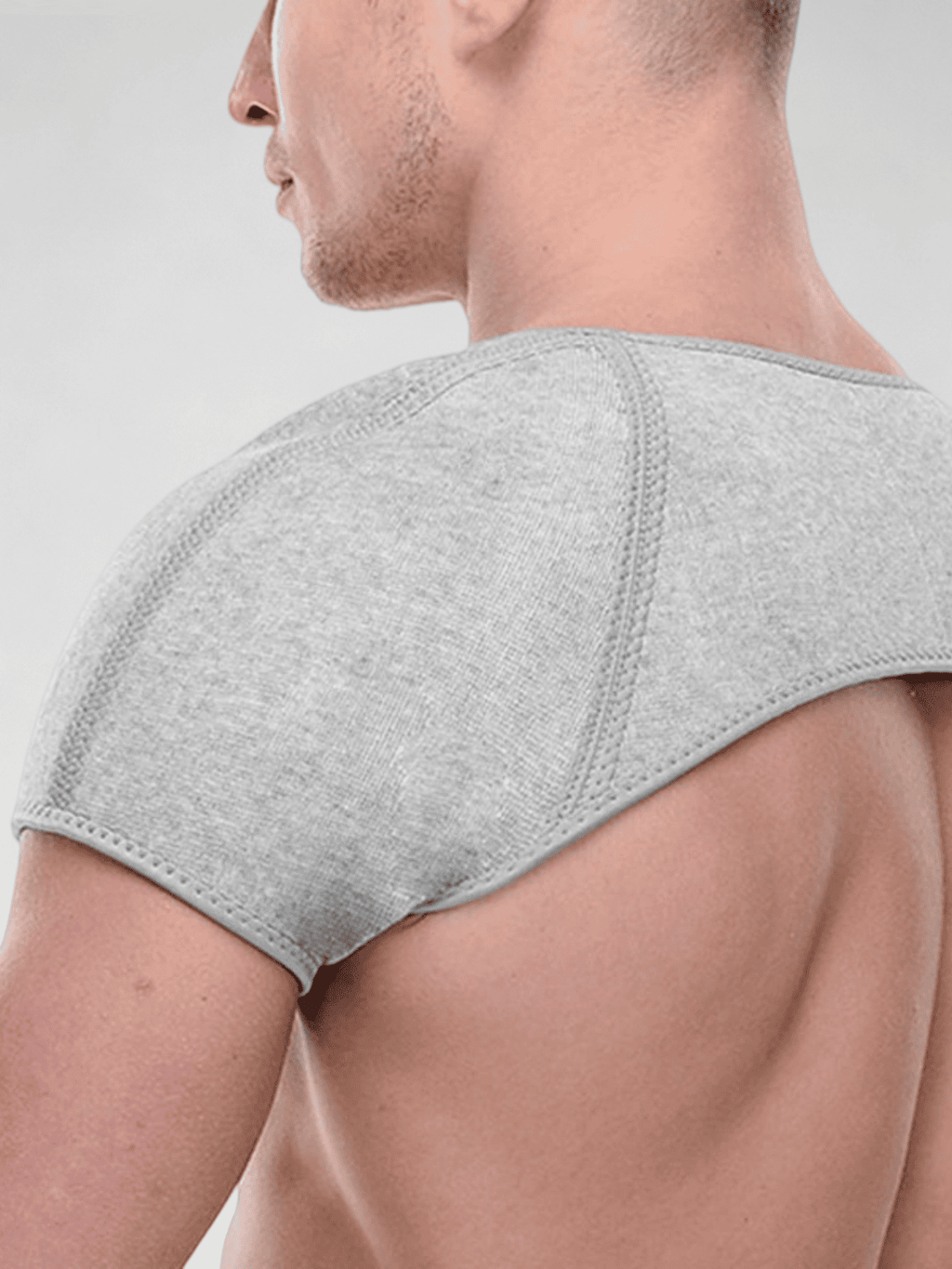 Flexvibe Bamboo Charcoal Double Shoulder Brace Compression Warm Sports Shoulder Protector