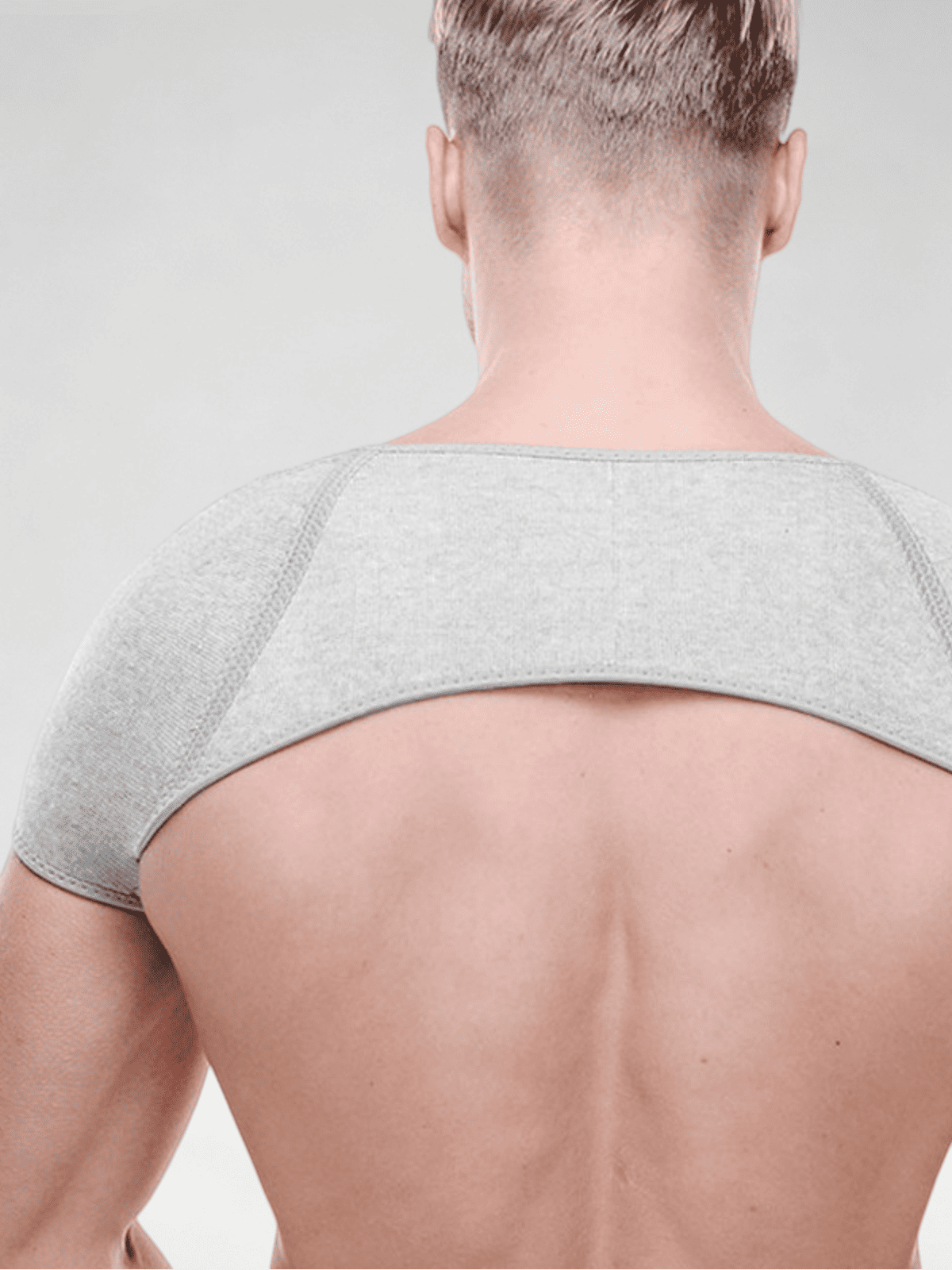 Flexvibe Bamboo Charcoal Double Shoulder Brace Compression Warm Sports Shoulder Protector