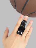 Flexvibe Compression Thumb Finger Sleeves, Sports Joint Protection Finger Wraps Support Braces for Basketball & Volleyball