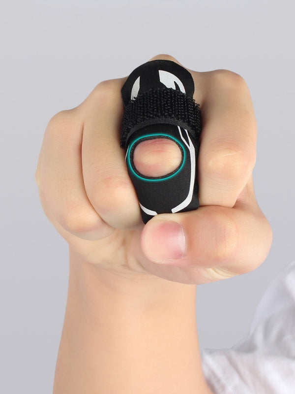 Flexvibe Compression Thumb Finger Sleeves, Sports Joint Protection Finger Wraps Support Braces for Basketball & Volleyball