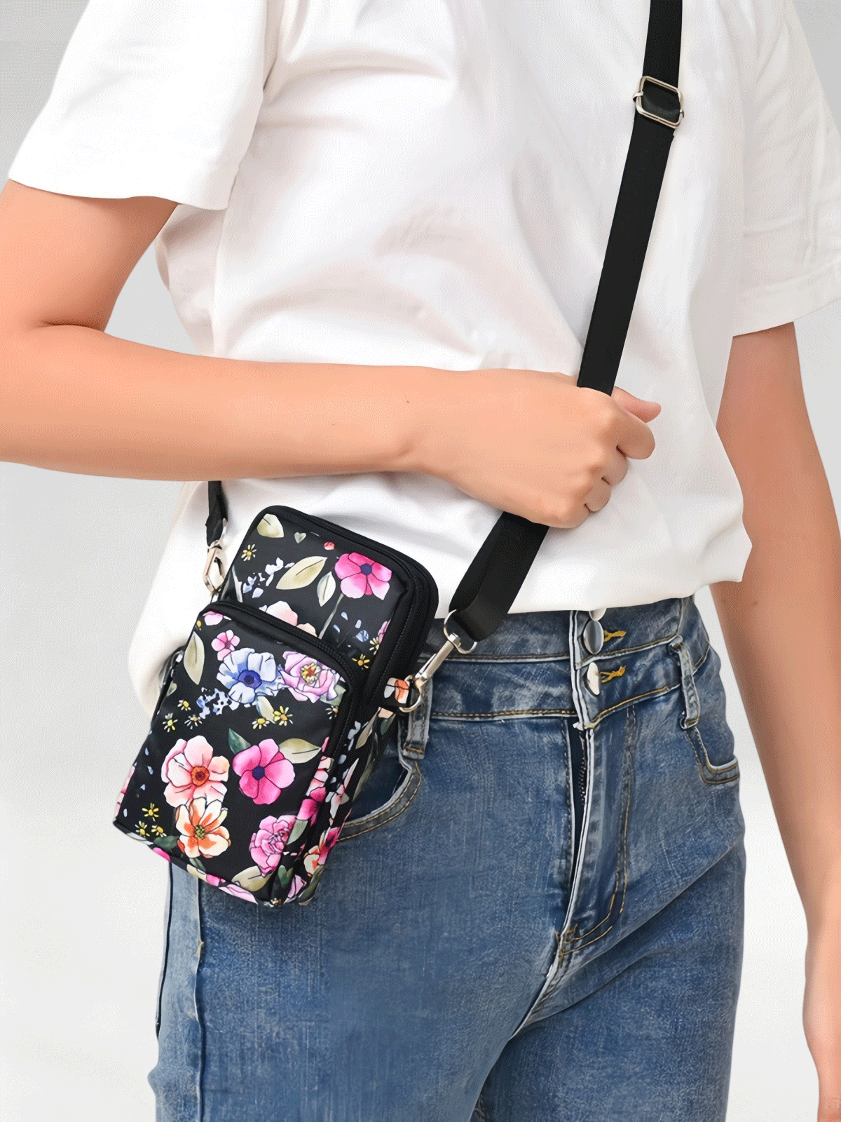 Flexvibe Mini Crossbody Phone Bag for Women, Cute Wrist Purse, Stylish Casual Coin Pocket