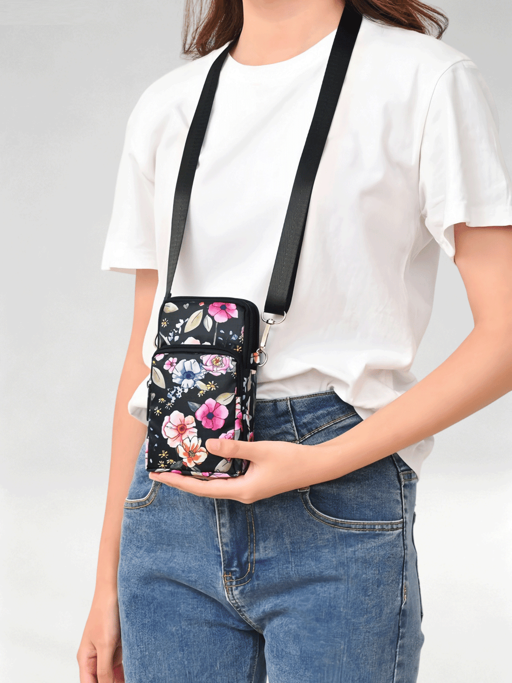 Flexvibe Mini Crossbody Phone Bag for Women, Cute Wrist Purse, Stylish Casual Coin Pocket