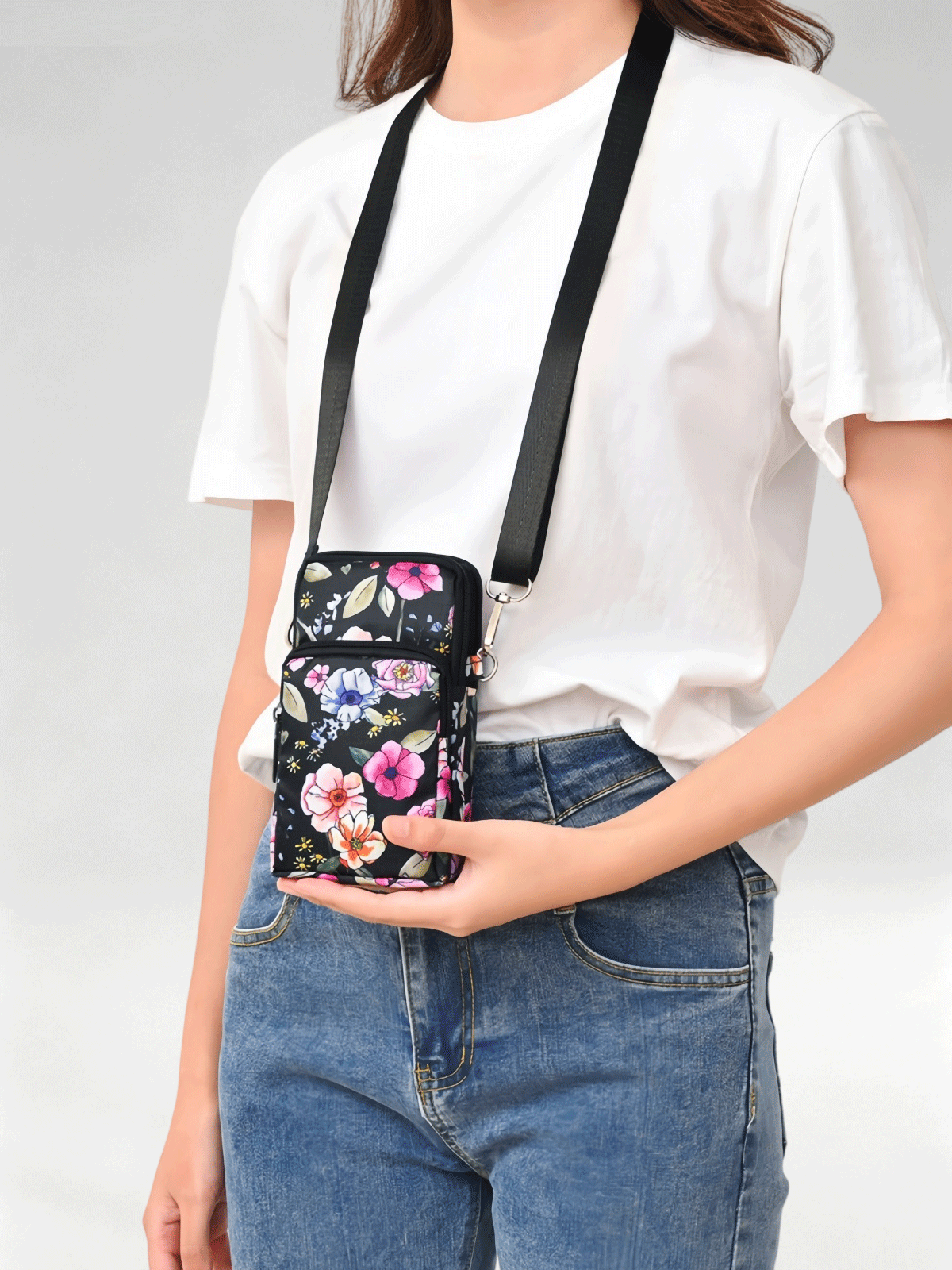 Flexvibe Mini Crossbody Phone Bag for Women, Cute Wrist Purse, Stylish Casual Coin Pocket