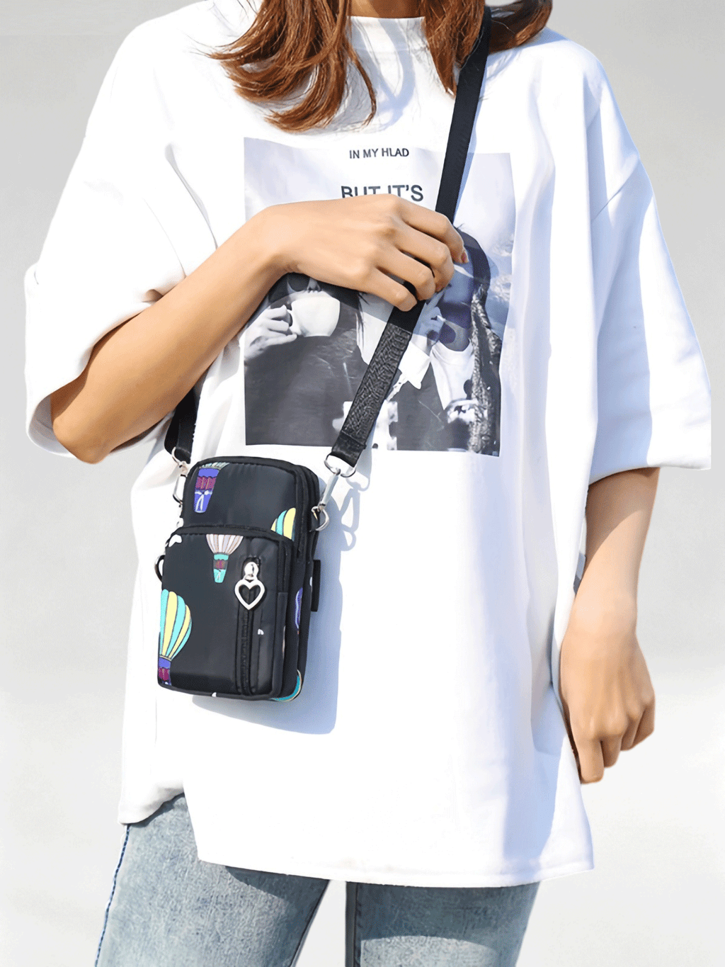 Flexvibe Mini Cell Phone Crossbody Bag for Women, Versatile Vertical Neck Pouch Coin Purse