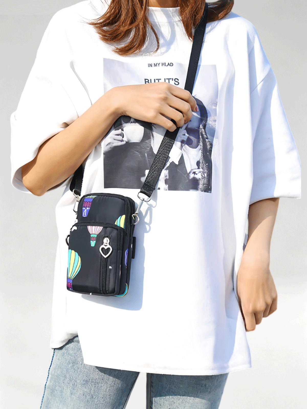 Flexvibe Mini Cell Phone Crossbody Bag for Women, Versatile Vertical Neck Pouch Coin Purse