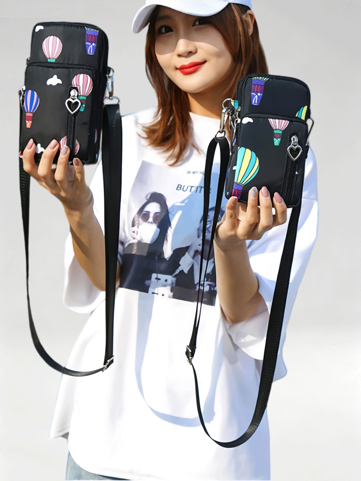 Flexvibe Mini Cell Phone Crossbody Bag for Women, Versatile Vertical Neck Pouch Coin Purse