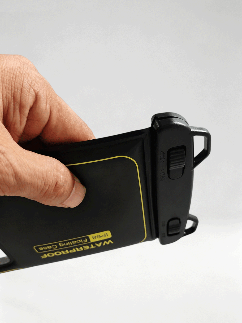 Flexvibe Floating Waterproof Phone Pouch with Dual Hooks, Touch Screen Dry Bag for Swimming