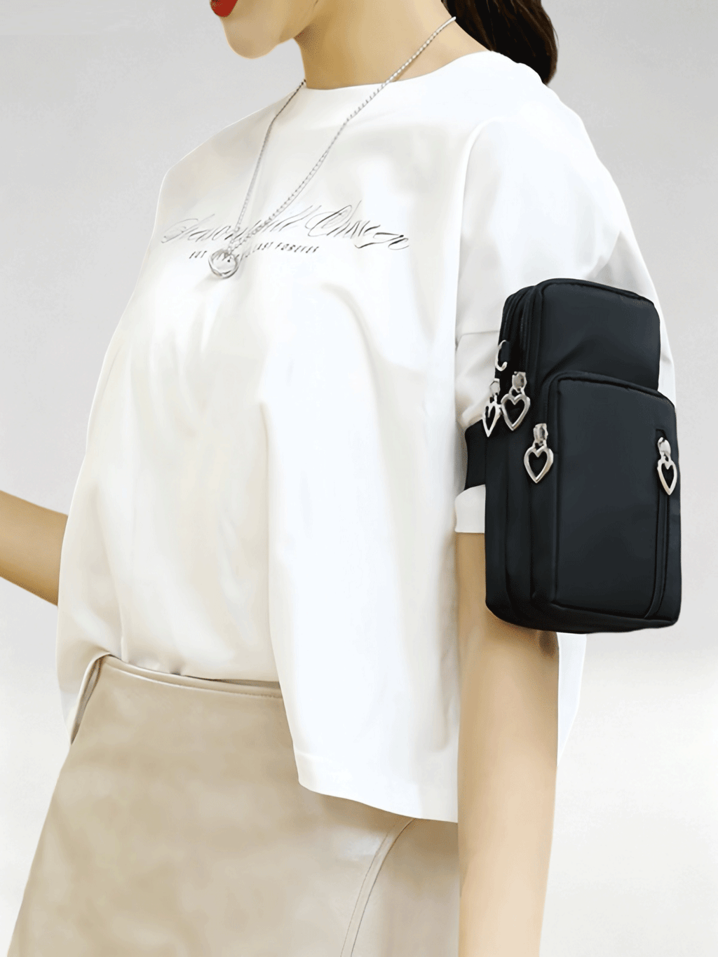 Flexvibe Women Mini Crossbody Phone Sling Bag, Vertical Neck Pouch Small Coin Purse