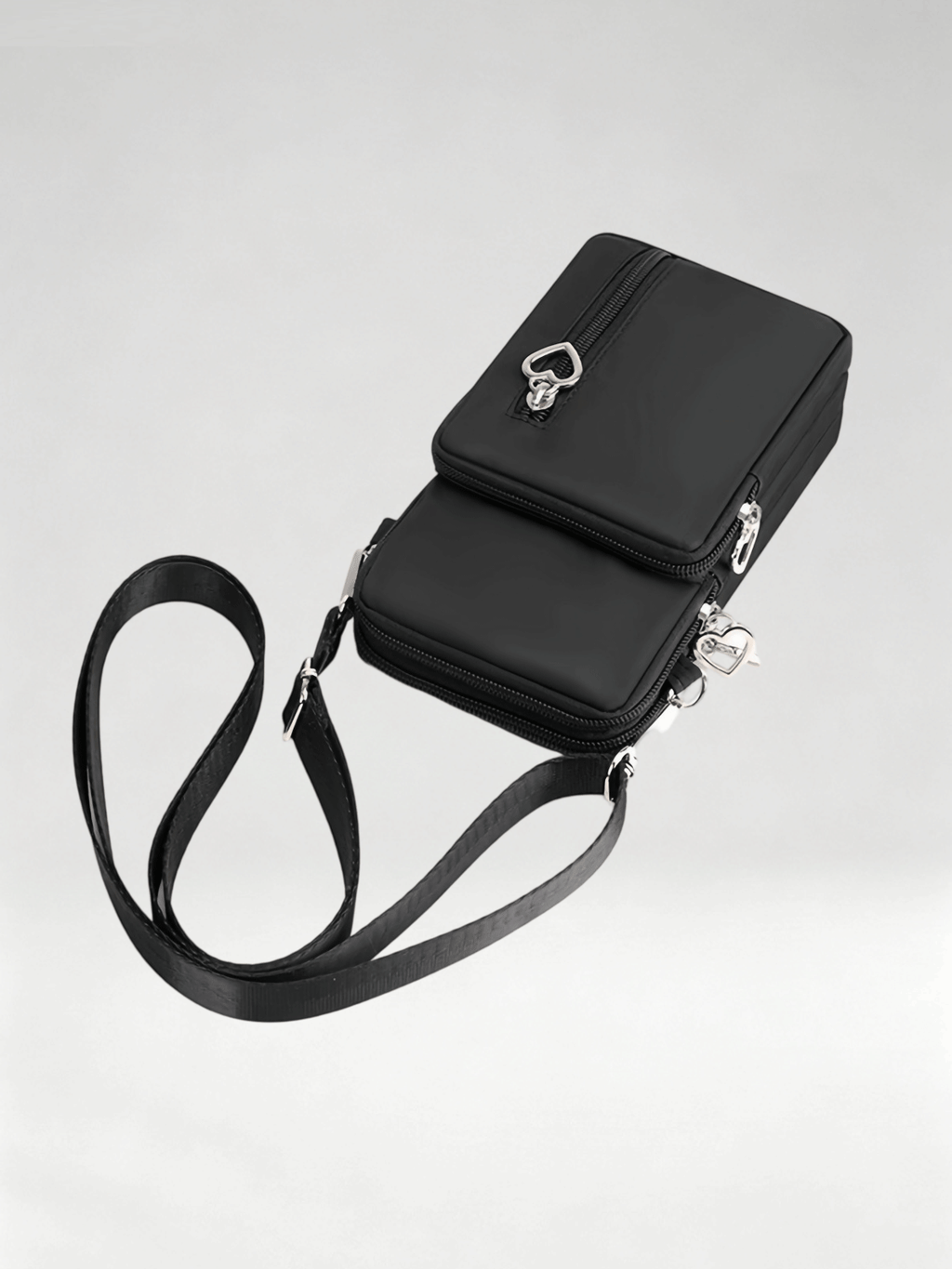 Flexvibe Women Mini Crossbody Phone Sling Bag, Vertical Neck Pouch Small Coin Purse