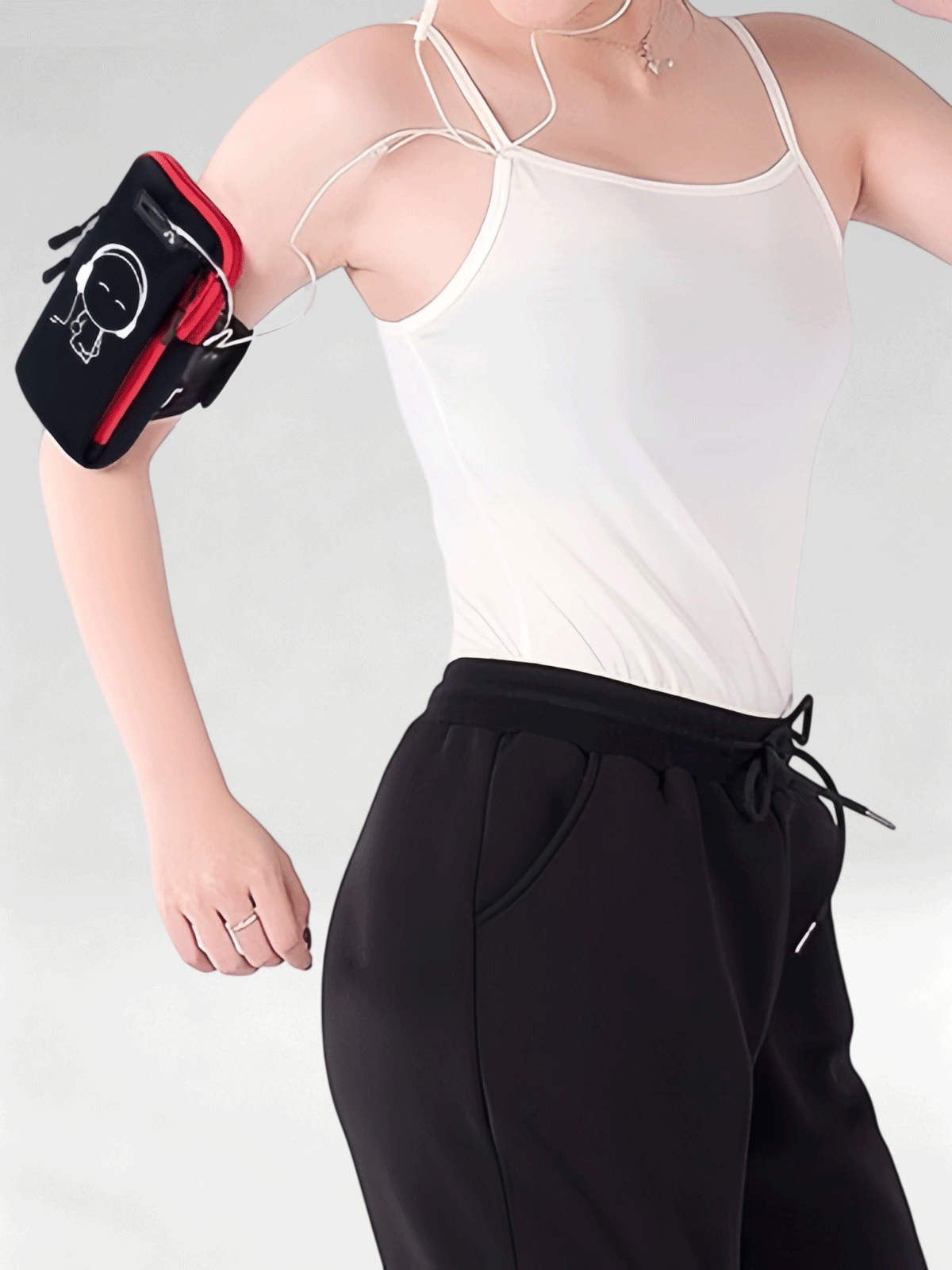 Flexvibe Waterproof Multifunctional Running Phone Armband, Sports Arm Sleeve Wrist Pouch for Outdoor Gym Fitness
