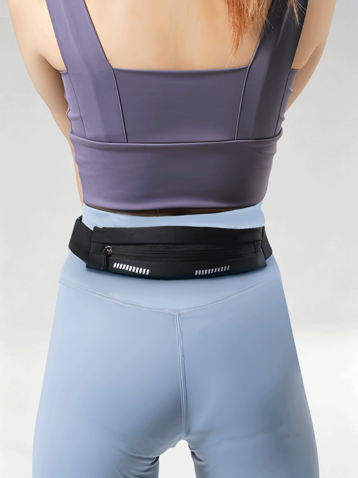 Flexvibe Slim Waterproof Running Fanny Pack, Invisible Waist Belt, 6.5 Inch Sports Phone Pouch