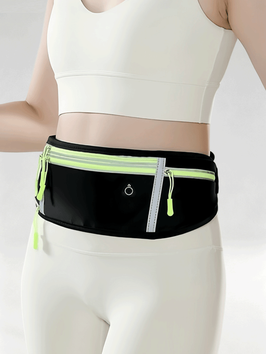 Flexvibe Running Waist Pack, Light Slim Water Bottle Holder for Marathon Jogging, Phone Pouch for Men Women