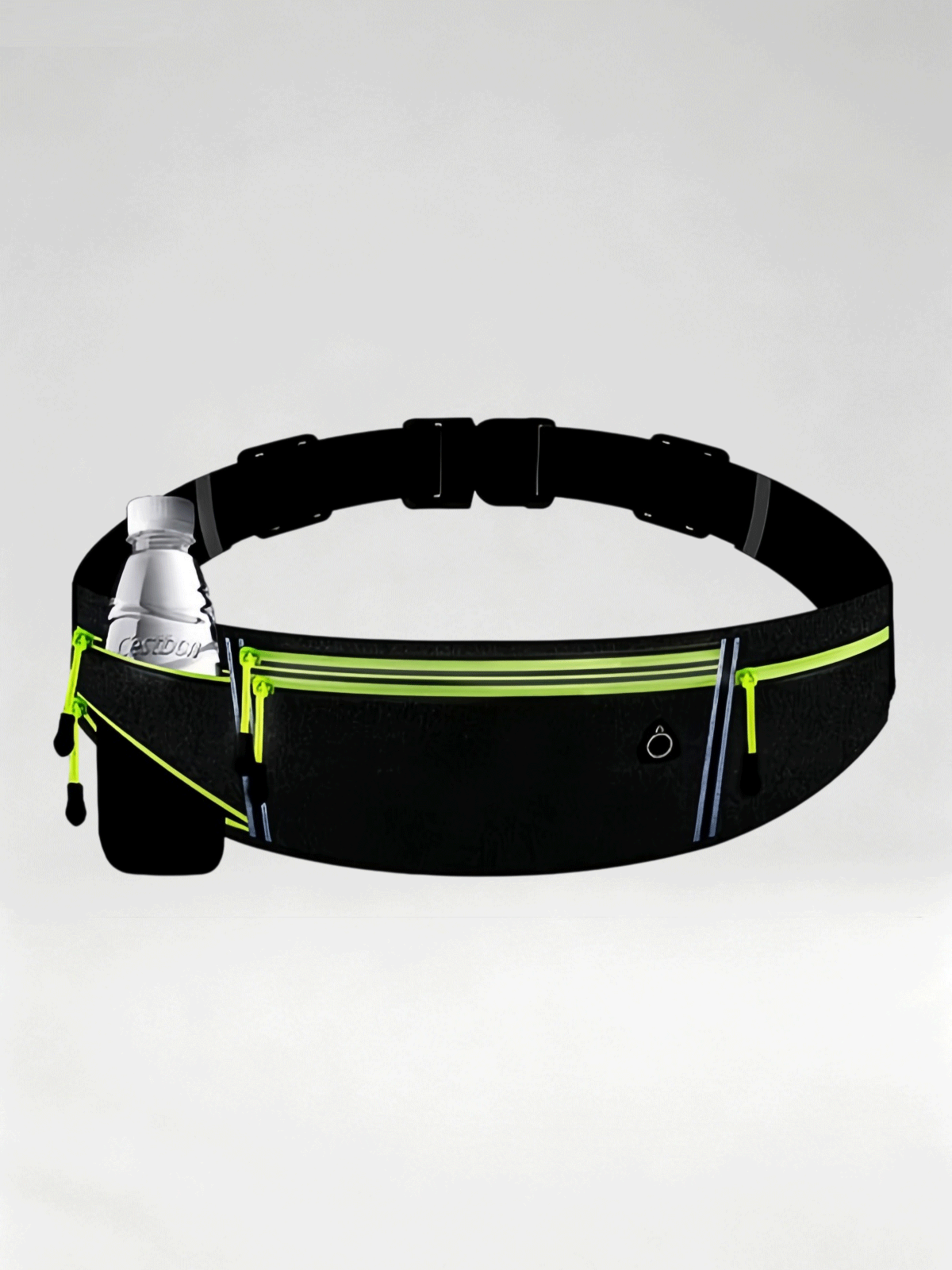 Flexvibe Running Waist Pack, Light Slim Water Bottle Holder for Marathon Jogging, Phone Pouch for Men Women