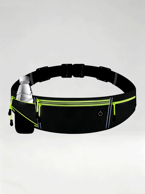 Flexvibe Running Waist Pack, Light Slim Water Bottle Holder for Marathon Jogging, Phone Pouch for Men Women