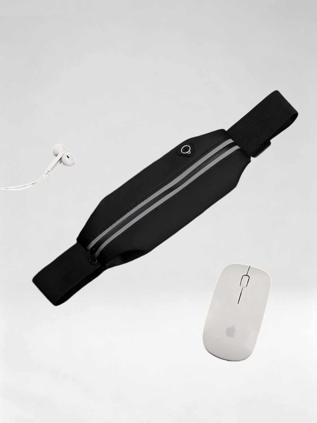 Flexvibe Slim Waterproof Running Fanny Pack, Invisible Waist Belt, 6.5 Inch Sports Phone Pouch