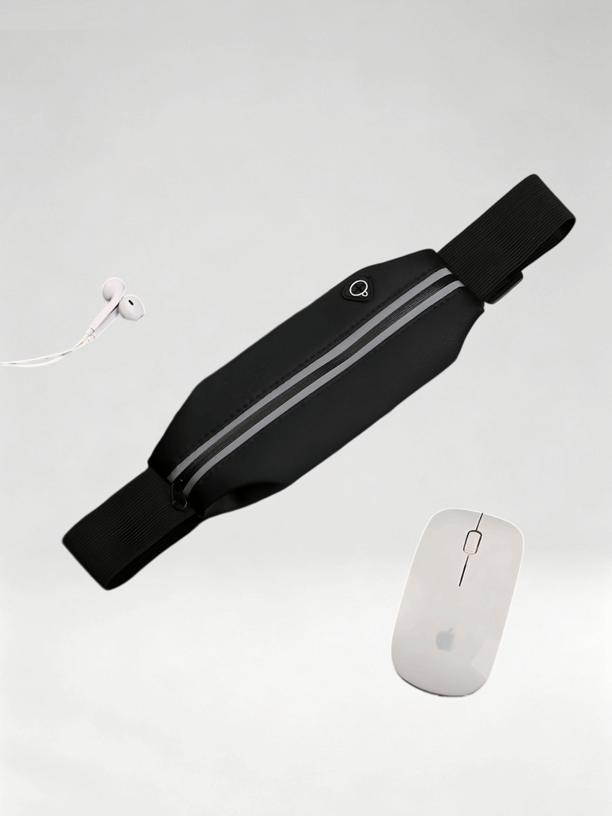 Flexvibe Slim Waterproof Running Fanny Pack, Invisible Waist Belt, 6.5 Inch Sports Phone Pouch