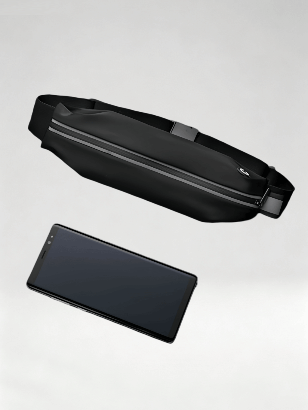 Flexvibe Slim Waterproof Running Fanny Pack, Invisible Waist Belt, 6.5 Inch Sports Phone Pouch