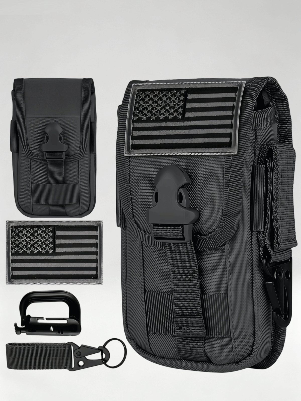 Flexvibe Camo Tactical Fanny Pack, Multi-purpose Large Capacity Phone Pouch for Outdoor Sports