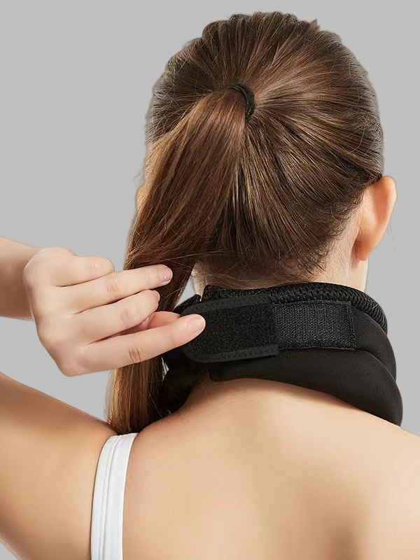 Flexvibe 3-Segment Anti-Hunch Neck Support Collar, Cervical Traction Posture Corrector, Office Anti-Droop Head Fixed Neck Brace