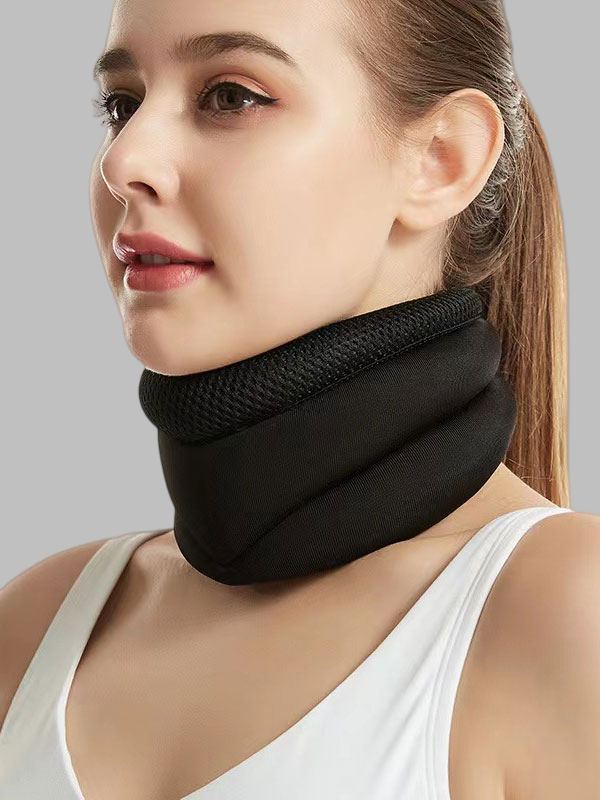 Flexvibe 3-Segment Anti-Hunch Neck Support Collar, Cervical Traction Posture Corrector, Office Anti-Droop Head Fixed Neck Brace