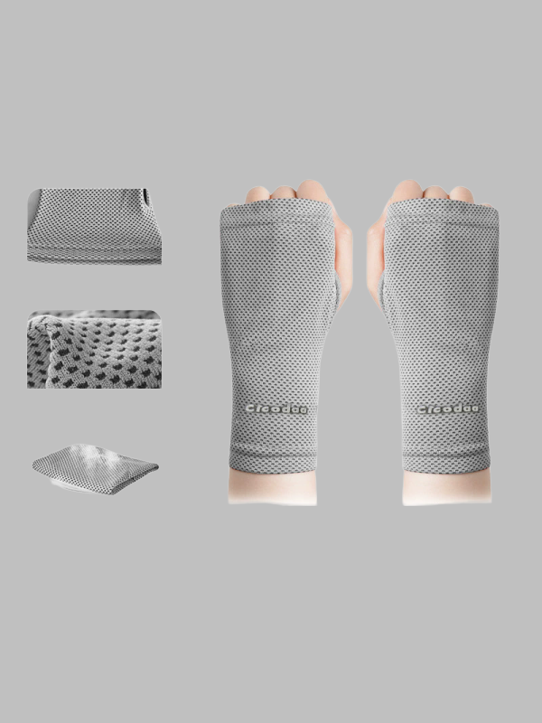 Flexvibe Cooling Quick Dry Wristbands, Thin Sun Protection Sweat Wiping Wrist Sleeves for Men Women Running Badminton Fitness Sports Towel Gloves