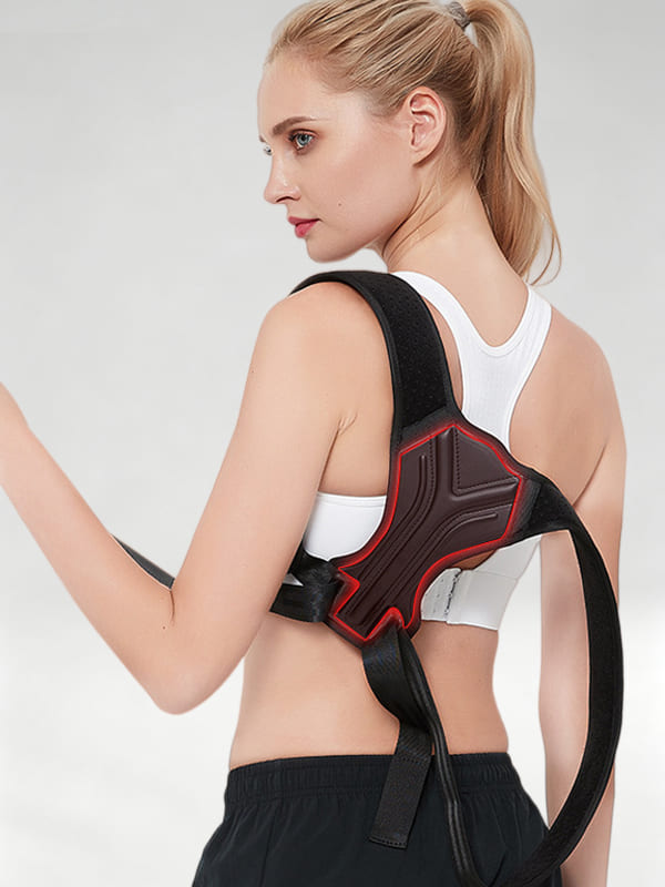 Flexvibe Breathable Adjustable Posture Corrector for Men Women Correct Sitting Posture & High‑Low Shoulder