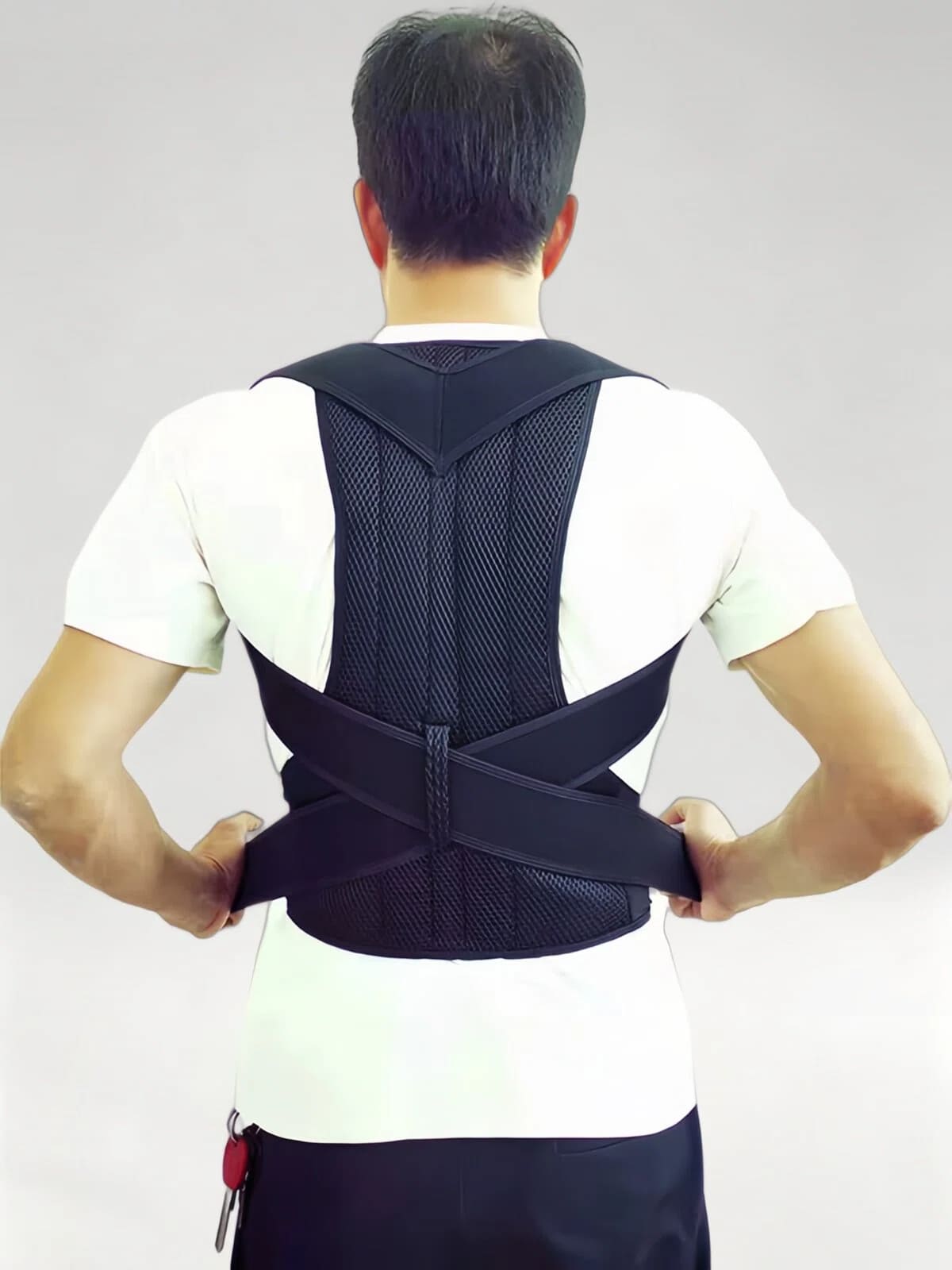 Flexvibe Enhanced Support Posture Corrector | Full Back Brace, Hunchback, Adults & Students, S–5XL