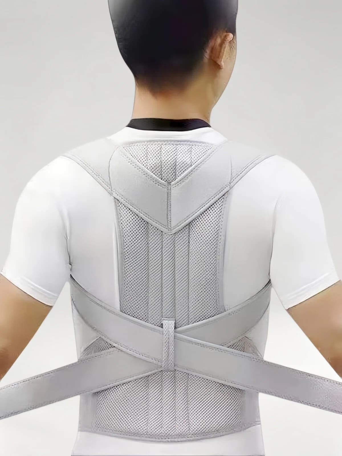 Flexvibe Enhanced Support Posture Corrector | Full Back Brace, Hunchback, Adults & Students, S–5XL