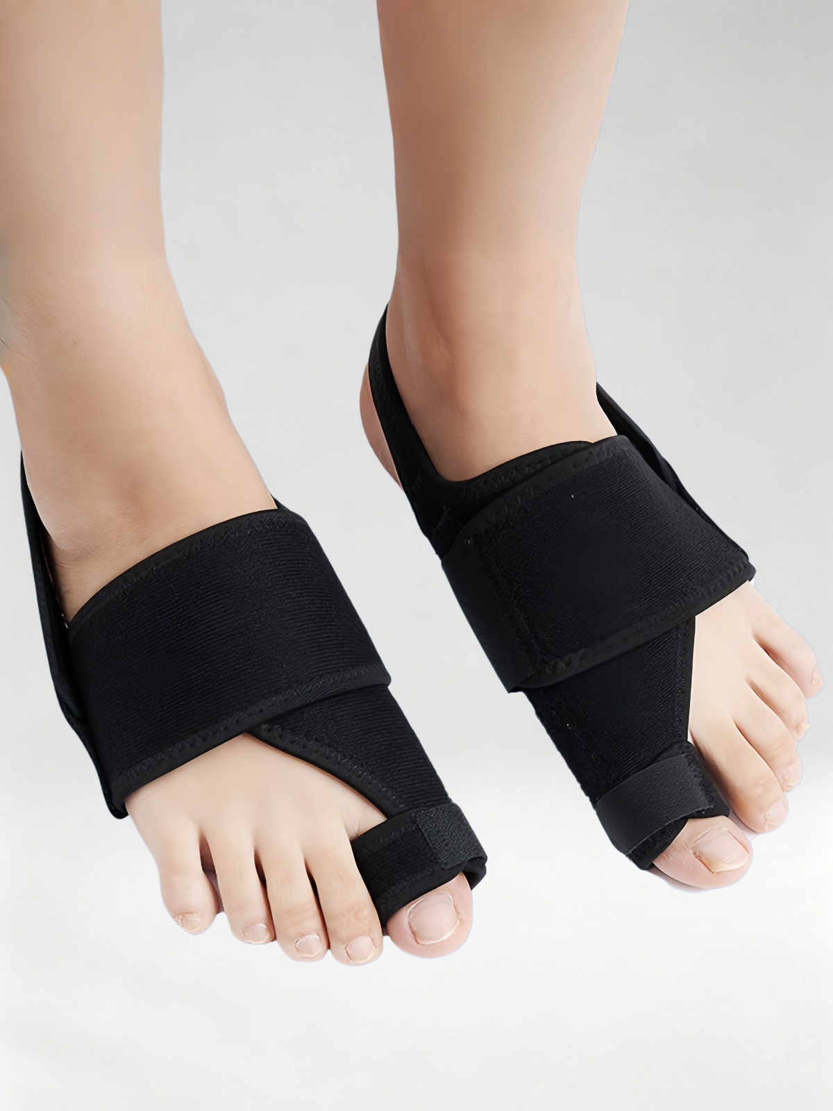 Flexvibe Adjustable Bunion Corrector Toe Separator, Day & Night Big Toe Fixing Strap for Hallux Valgus