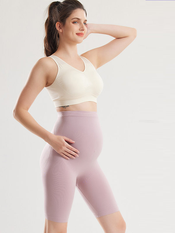 Flexvibe Maternity Capri Yoga Pants - High-Waisted Tummy Support Butt-Lifting Breathable Wear