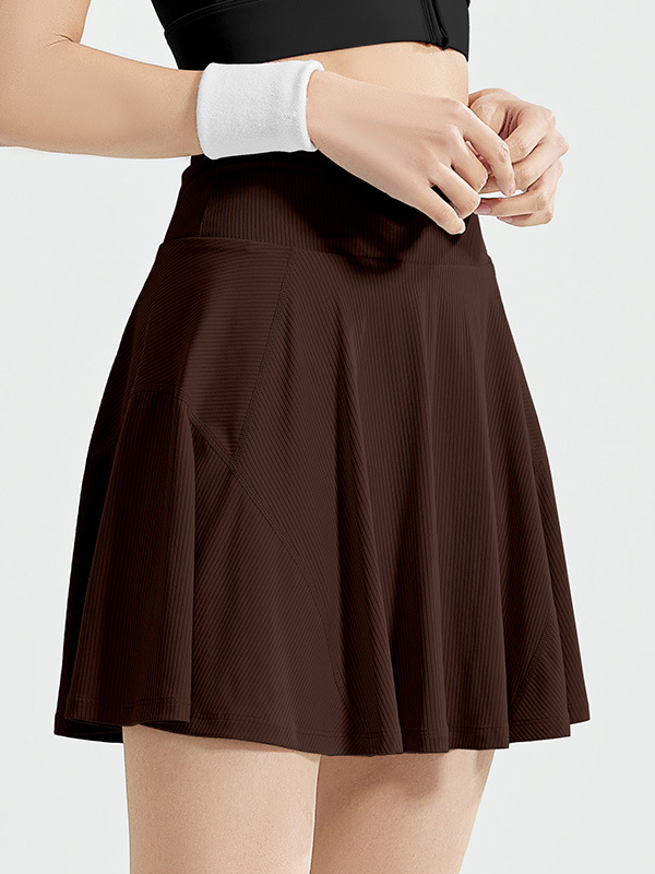 Flexvibe High Waist Layered Midi Skirt - Flowy Versatile Womens Casual Formal Wear