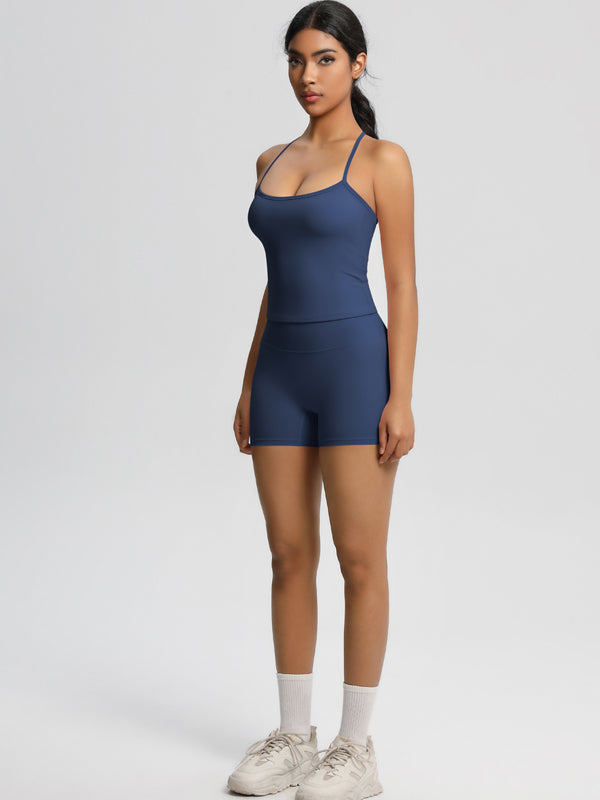 Flexvibe Stretchy High-Waisted Yoga Set - Double-Brushed Versatile Athletic Loungewear