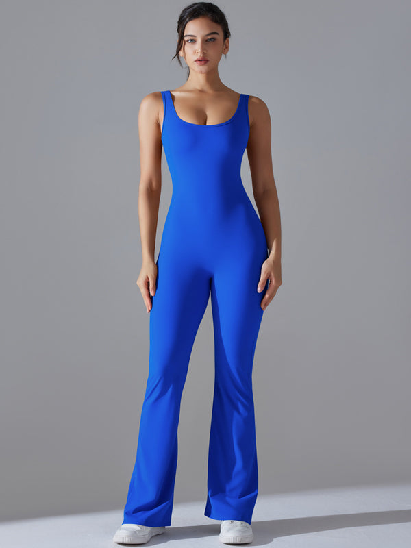 Flexvibe Women’s Yoga Fitness Bodysuit - Barely-There Camisole Slim-Fit Moisture-Wicking