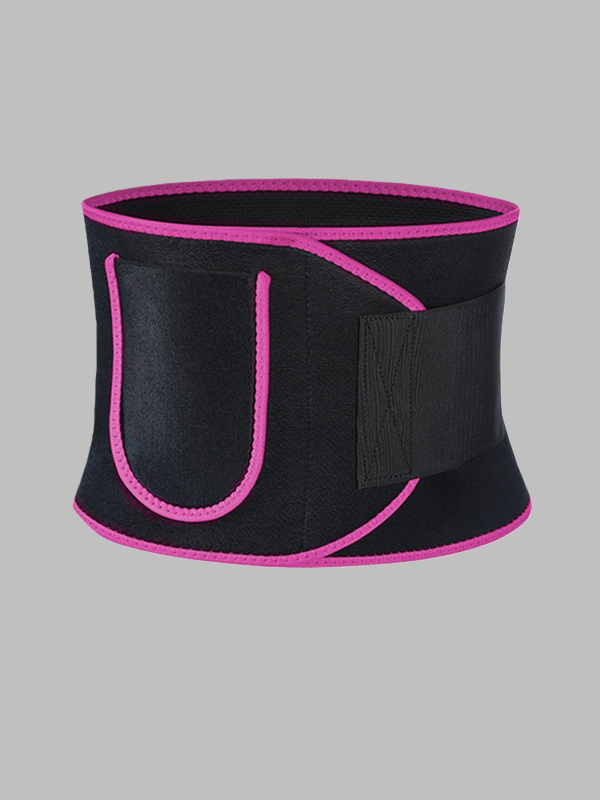 Flexvibe Tummy Control Sweat-Enhancing Waist Trimmer - Adjustable Pocket Gym Yoga Shaper