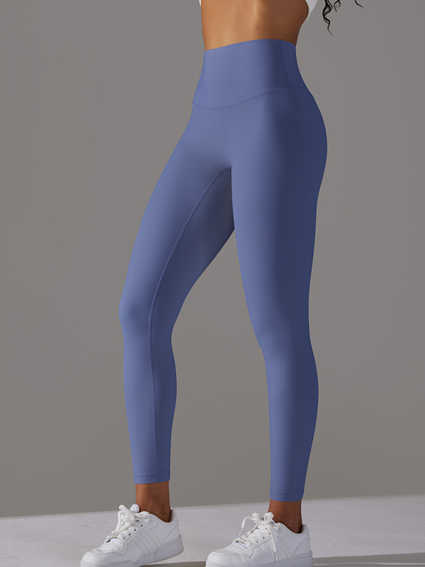 Flexvibe High Waisted Barely There Yoga Capris - Double-Sided Brushed Tummy Control Breathable