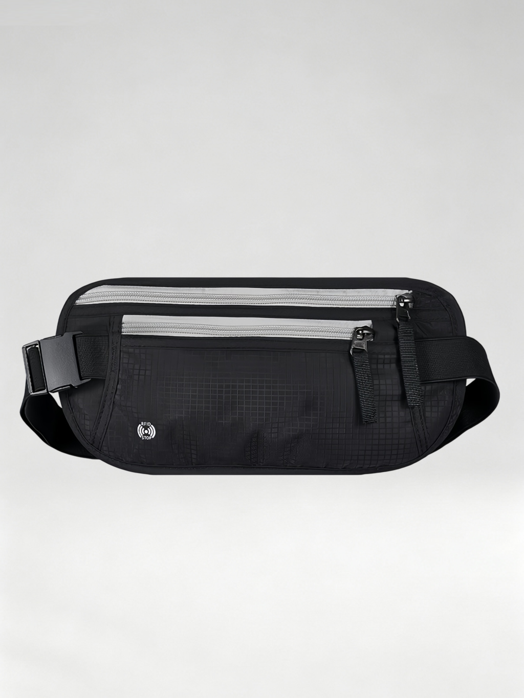 Flexvibe Anti-Scan Travel Passport Pouch, Hidden Waterproof Waist Bag for Phone & Documents