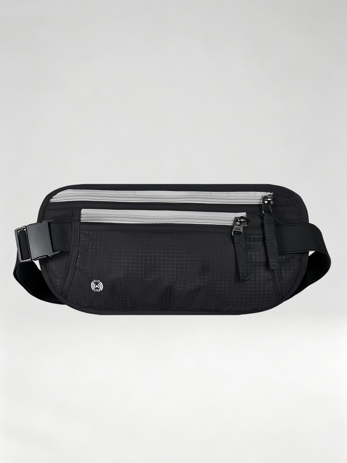Flexvibe Anti-Scan Travel Passport Pouch, Hidden Waterproof Waist Bag for Phone & Documents