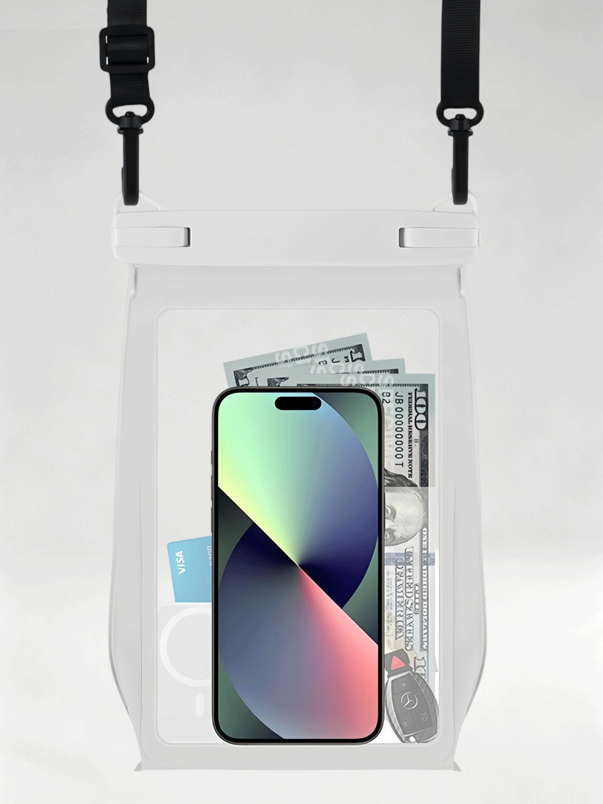 Flexvibe Floating Waterproof Phone Pouch, 8.2 Inch Universal Phone Dry Bag for iPhone Samsung Huawei