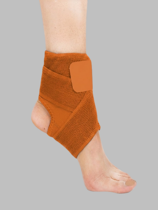 Flexvibe Compression Ankle Support Brace | Elastic Sleeve, Quick-Dry, Slim Profile, S–L, 4 Colors