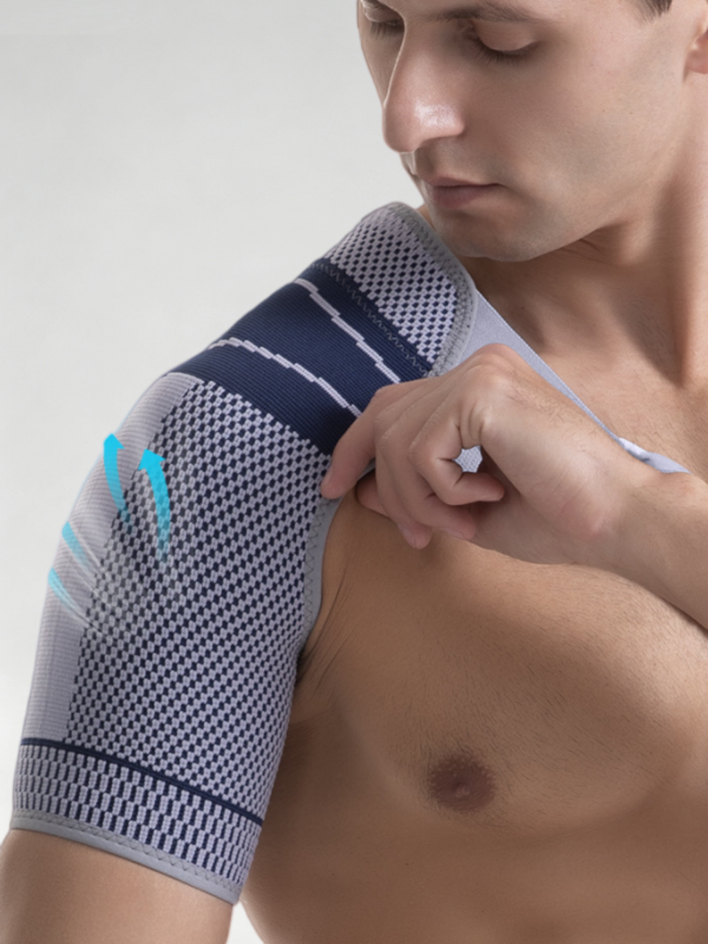 Flexvibe Adjustable Compression Breathable Shoulder Support for Men Women Basketball Fitness