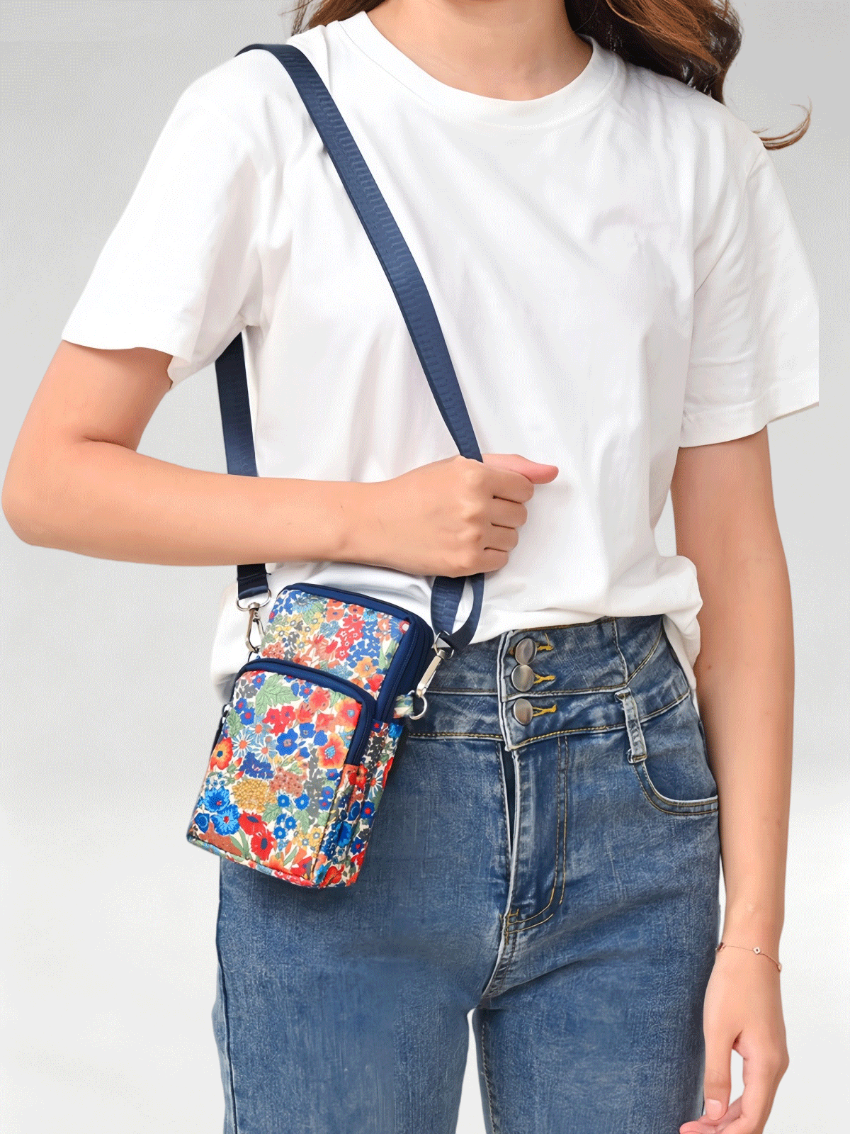 Flexvibe Mini Crossbody Phone Bag for Women, Cute Wrist Purse, Stylish Casual Coin Pocket