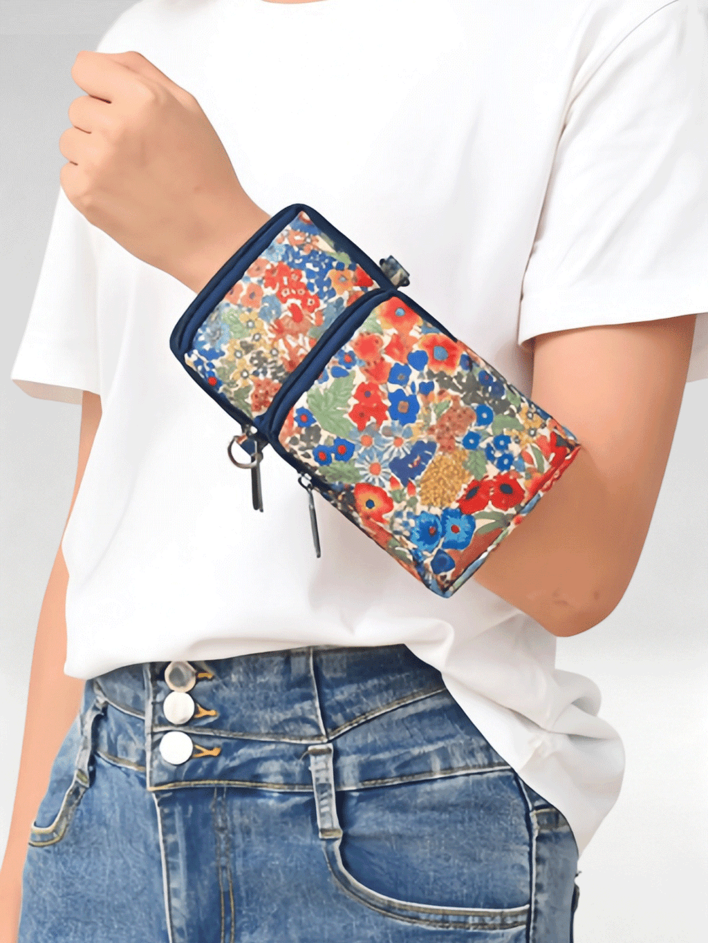 Flexvibe Mini Crossbody Phone Bag for Women, Cute Wrist Purse, Stylish Casual Coin Pocket