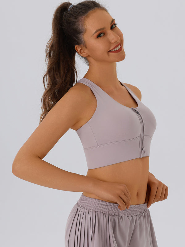 Flexvibe Shockproof Quick Dry Sports Bra Racerback Removable Pads