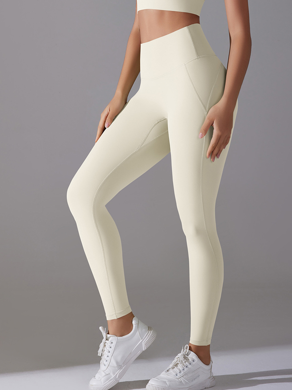 Flexvibe High Waisted Naked Feel Yoga Capris - Tummy Control Butt Lifting Body-Hugging